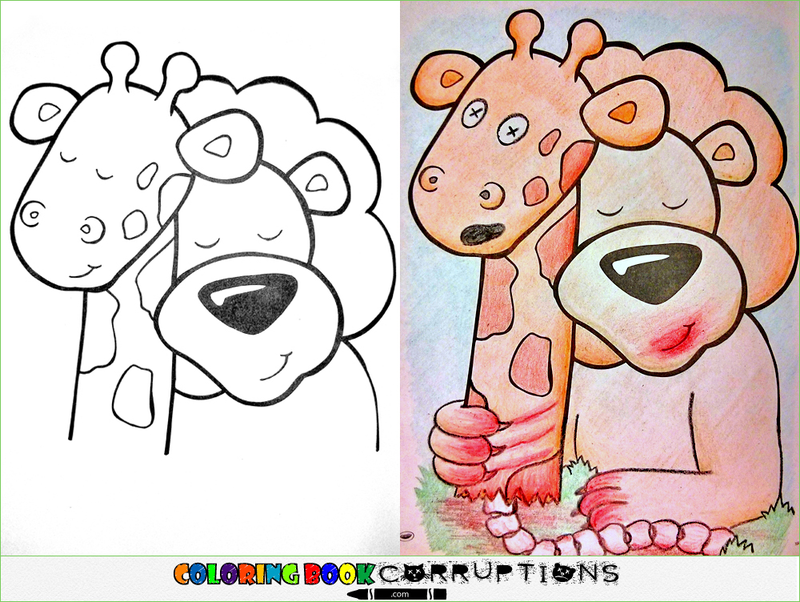 Illustration for article titled Your Childhood Coloring Books, Now With Nightmares